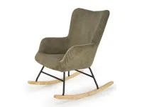 Кресло-качалка BELMIRO оливковый pilt 3