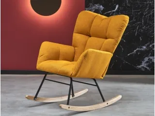 Кресло-качалка VASCO желтый pilt