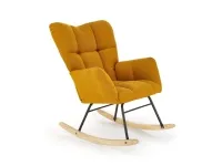 Кресло-качалка VASCO желтый pilt 3