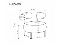 Tugitool HAZARD pruun pilt 4