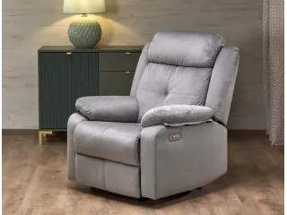 Кресло LORIS recliner электрический - Серый pilt