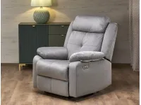 Кресло LORIS recliner электрический - Серый pilt 2