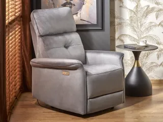 Кресло SEMIR recliner электрический - Серый pilt