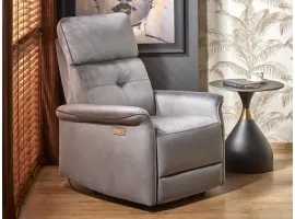 Кресло SEMIR recliner электрический - Серый