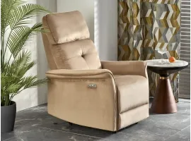 Кресло SEMIR recliner электрический - Бежевый