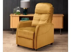 Кресло FELIPE 2 recliner - Горчичный