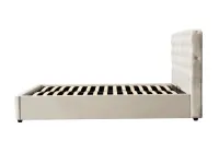 Voodi 160x200 BELINDA tõstemehhanismiga - Helehall pilt 7