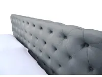 Voodi 160x200 BELINDA tõstemehhanismiga - Tumehall pilt 5