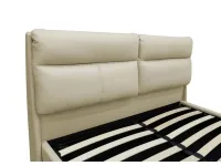 Voodi 160x200 AURORA tõstemehhanismiga - Helebeež pilt 5