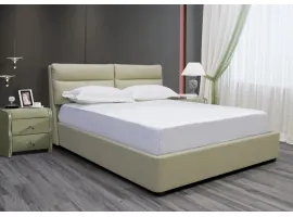 Voodi 180x200 AURORA tõstemehhanismiga - Helebeež