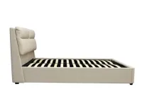 Voodi 180x200 AURORA tõstemehhanismiga - Helebeež pilt 7