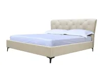 Voodi 160x200 BIANCA tõstemehhanismiga - Beež pilt 4