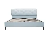 Voodi 160x200 BIANCA tõstemehhanismiga - Helesinine pilt 6