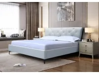 Voodi 180x200 BIANCA tõstemehhanismiga - Helesinine pilt 2