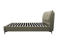 Voodi 160x200 DALIDA tõstemehhanismiga - Helehall pilt 5