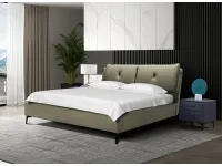 Voodi 160x200 DALIDA tõstemehhanismiga - Helehall pilt 2