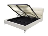 Voodi 160x200 GLORIA tõstemehhanismiga - Beež pilt 3