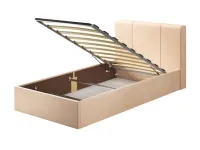 Voodi 90x190 MARCEL tõstemehhanismiga - Beež pilt 5