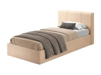 Voodi 90x190 MARCEL tõstemehhanismiga - Beež pilt 3