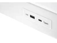 Стол компьютерный B-52 с регулировкой высоты - Белый pilt 4