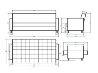Диван-кровать SEATTLE - Серый MN90 pilt 9