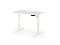 Стол компьютерный B-53 с регулировкой высоты - Белый pilt 3