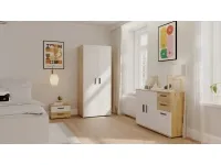 Riidekapp BASIC TWO 2D - Valge / artisan pilt 4