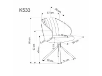 Стул K533 оливковый pilt 10
