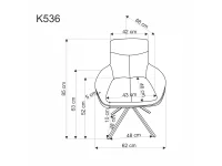 Стул K536 бежевый pilt 10