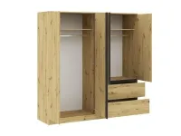 Riidekapp BASIT 4D2S - Artisan (+antratsiit) pilt 4