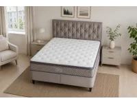 Континентальная кровать 140х200 GLASGOW с подъёмным механизмом pilt 3