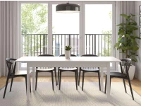 Стол раздвижной SENDI 120 - Белый pilt 2