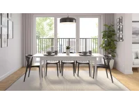 Стол раздвижной SENDI 160 - Белый pilt 3