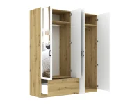 Riidekapp ALTA 4D1S peegliga pilt 5