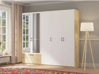 Riidekapp ALTA 5D1S peegliga pilt