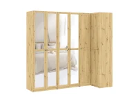 Riidekapp BEN 1D+1HDF - Tamm artisan pilt 8