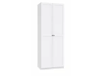 Шкаф для одежды BEN 2D+2HDF - Белый pilt 2