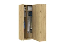 Riidekapp BEN 2D+2HDF - Tamm artisan pilt 8