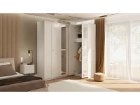 Riidekapp BEN 2D+2PGL - Valge pilt 6