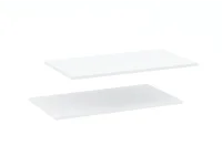 Полка BEN 2D - Белый (2 шт) pilt 2