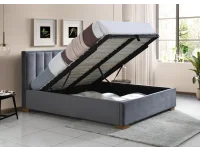 Кровать 180x200 HAZEL серый - с подъемным механизмом pilt 4