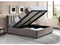 Кровать 160x200 HAZEL бежевый - с подъемным механизмом pilt 4