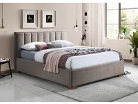 Кровать 160x200 HAZEL бежевый - с подъемным механизмом pilt 3