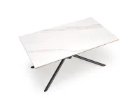 Стол раздвижной VITORINO белый мрамор pilt 8