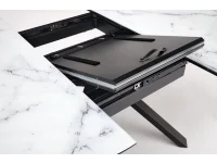 Pikendatav laud VERTIGO valge marmor pilt 5