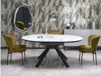 Pikendatav laud VERTIGO valge marmor pilt 2