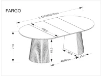 Стол раздвижной FARGO pilt 10