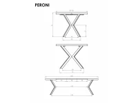 Стол раздвижной PERONI орех pilt 10