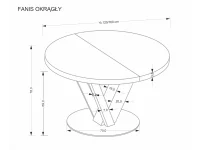 Стол раздвижной FANIS O pilt 9