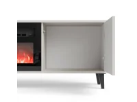 TV стол RANDOM 2 RTV-180K с электрокамином pilt 6